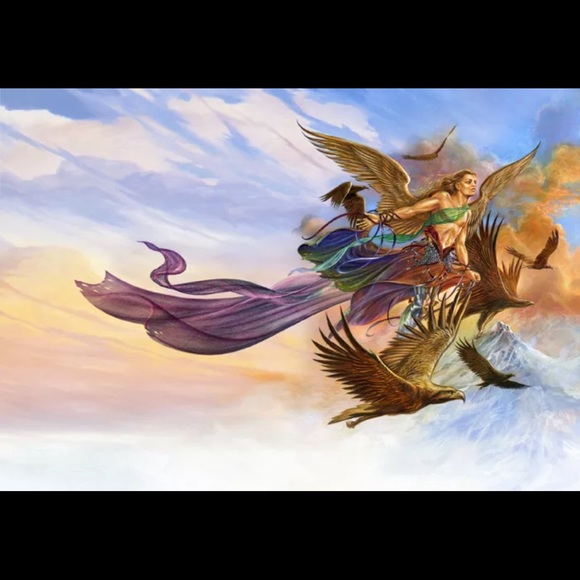 Archangel Raphael Air Elemental Greeting Card - Picture 4 of 4